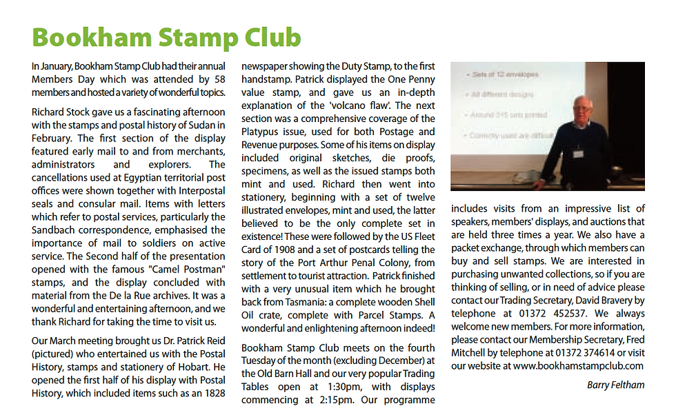 Bookham Bulletin