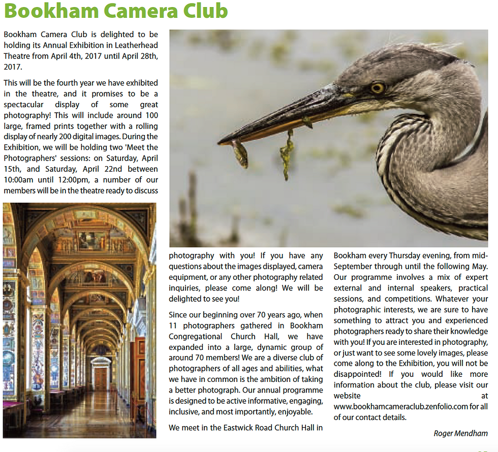 Bookham Camera Club