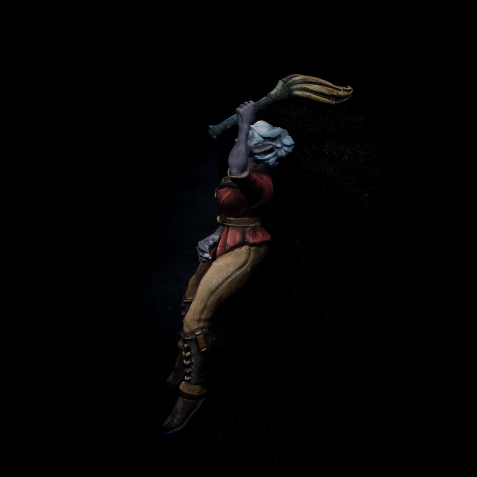 Thumbnail: Dark Elf Female Dragon Rider (Mounted)