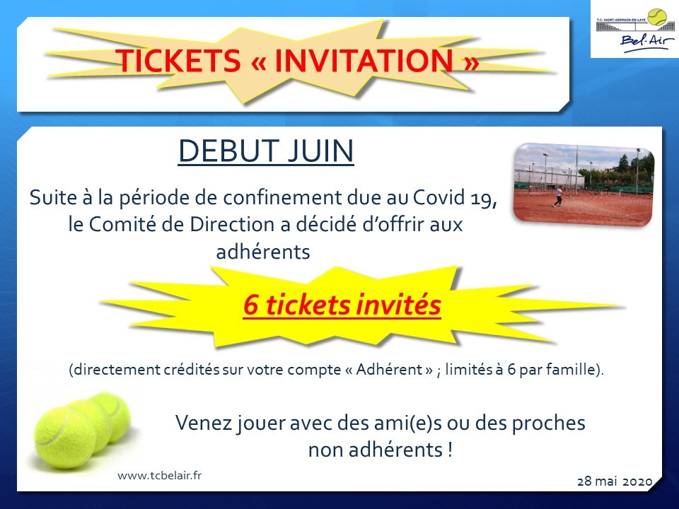 Invitations offertes