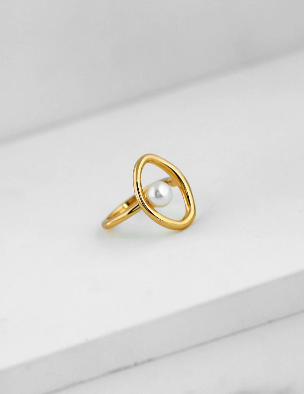 Thumbnail: Geometric Open Circle Ring