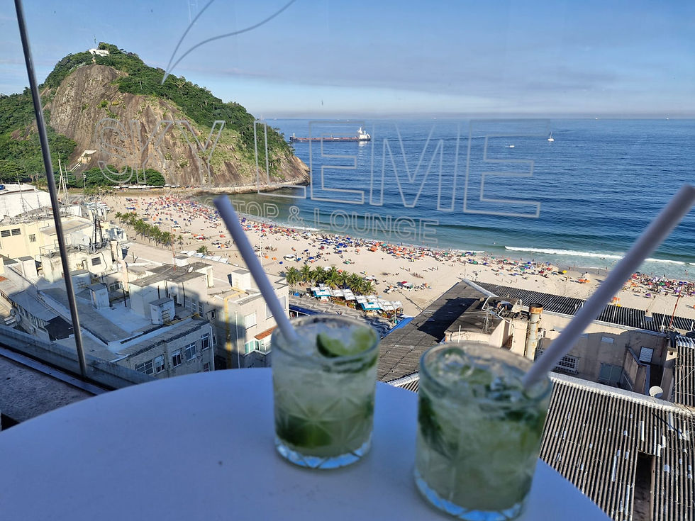 Panoramablick auf den Zuckerhut und die Bucht von Rio de Janeiro