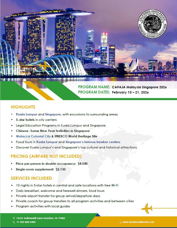 CAPAJA Malaysia Singapore 2026 Marketing Flyer
