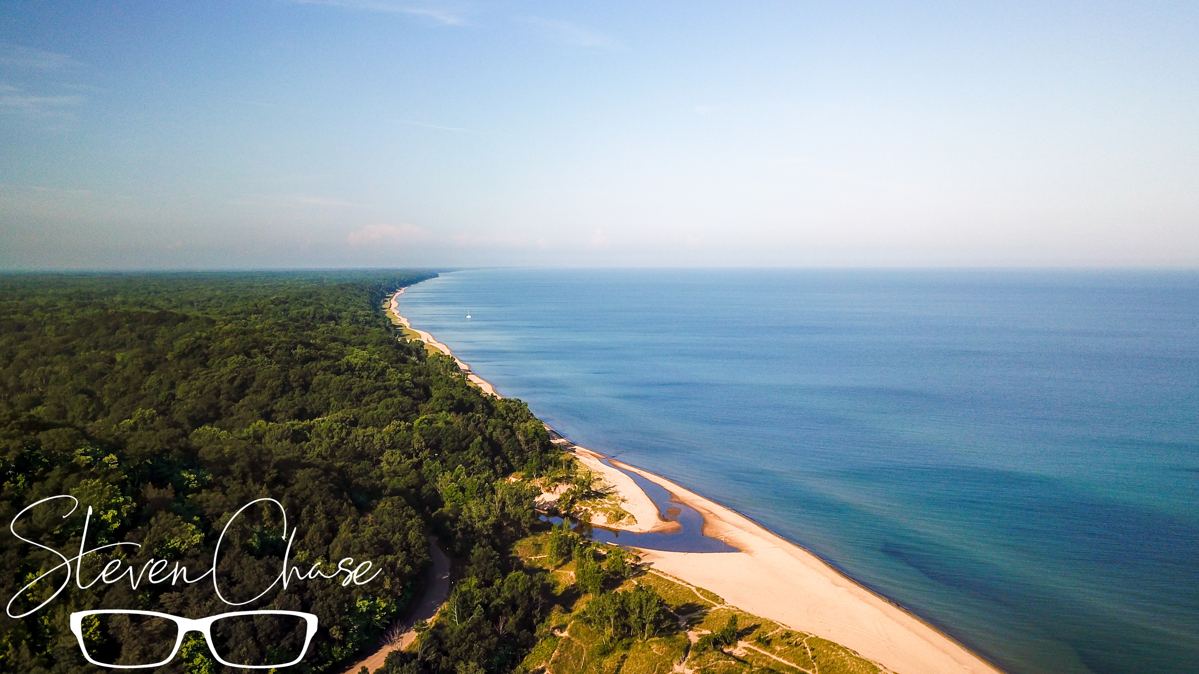 Flying up the Coastline