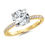 Thumbnail: Lab-Created Hidden Halo Engagement Ring