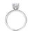 Thumbnail: Lab-Created Emerald-Cut Hidden Halo Engagement Ring