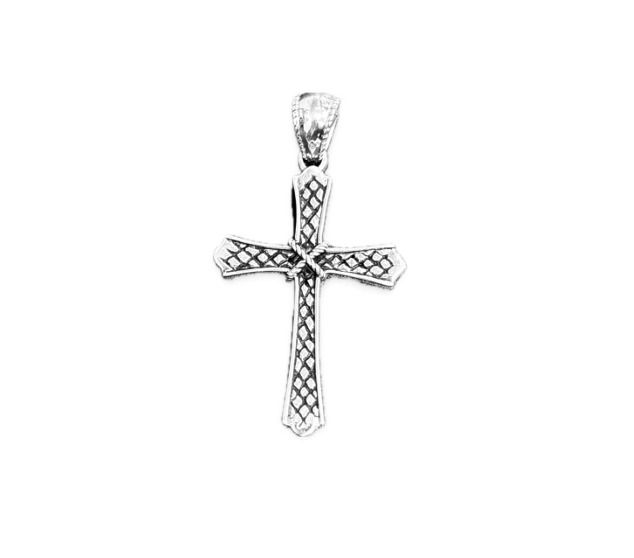Men's Handmade Bali Cross Pendant
