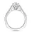 Thumbnail: Diamond Cathedral Engagement Semi-Mount