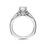 Thumbnail: Diamond Solitaire With Diamond Gallery Semi-Mount
