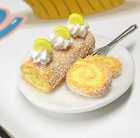 Mango Lemon Roll Cake
