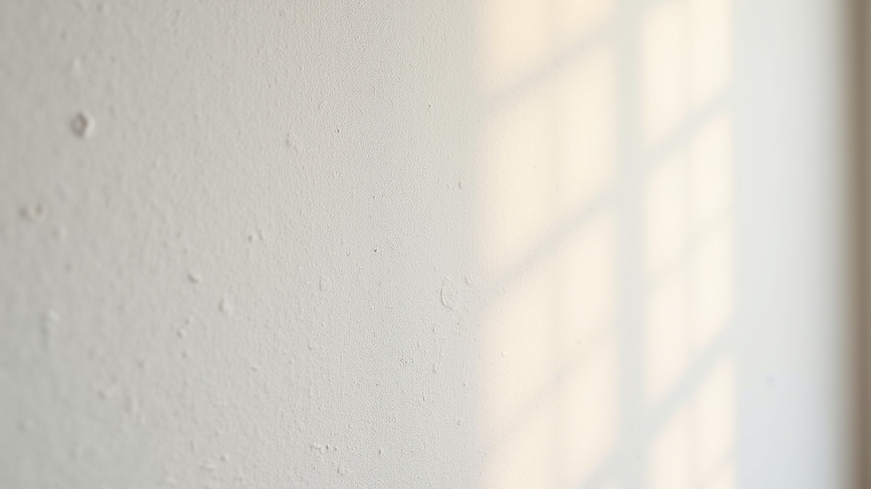 Close-up view of smooth Venetian plaster wall with subtle texture