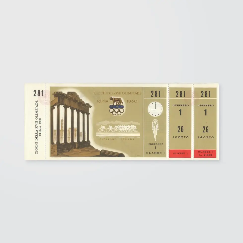 Thumbnail: Rome 1960 Cycling Ticket(s) - Road