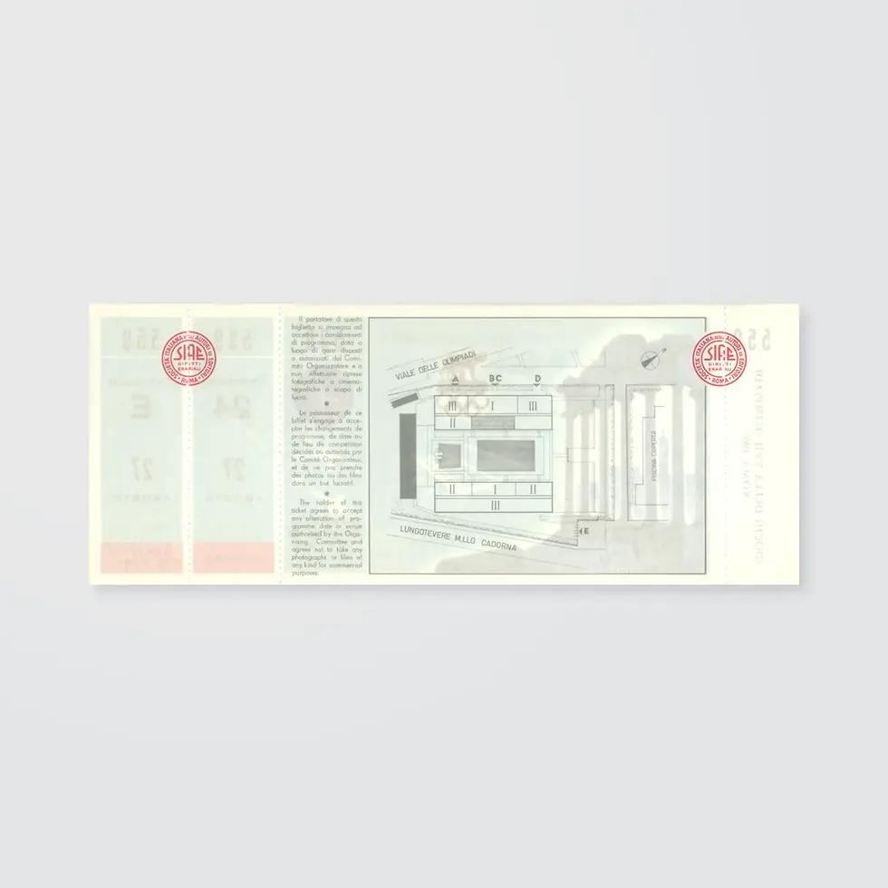 Thumbnail: Rome 1960 Diving Ticket(s)