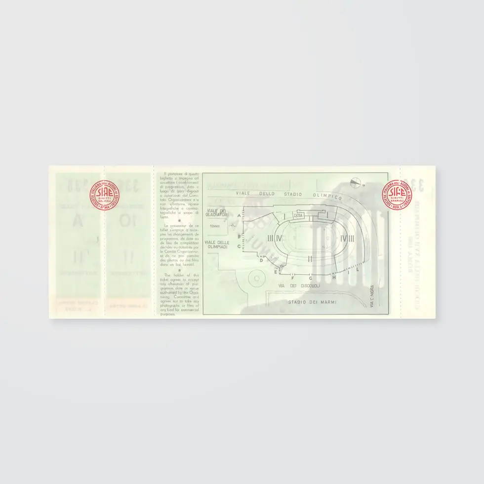 Thumbnail: Rome 1960 Equestrian Ticket(s)