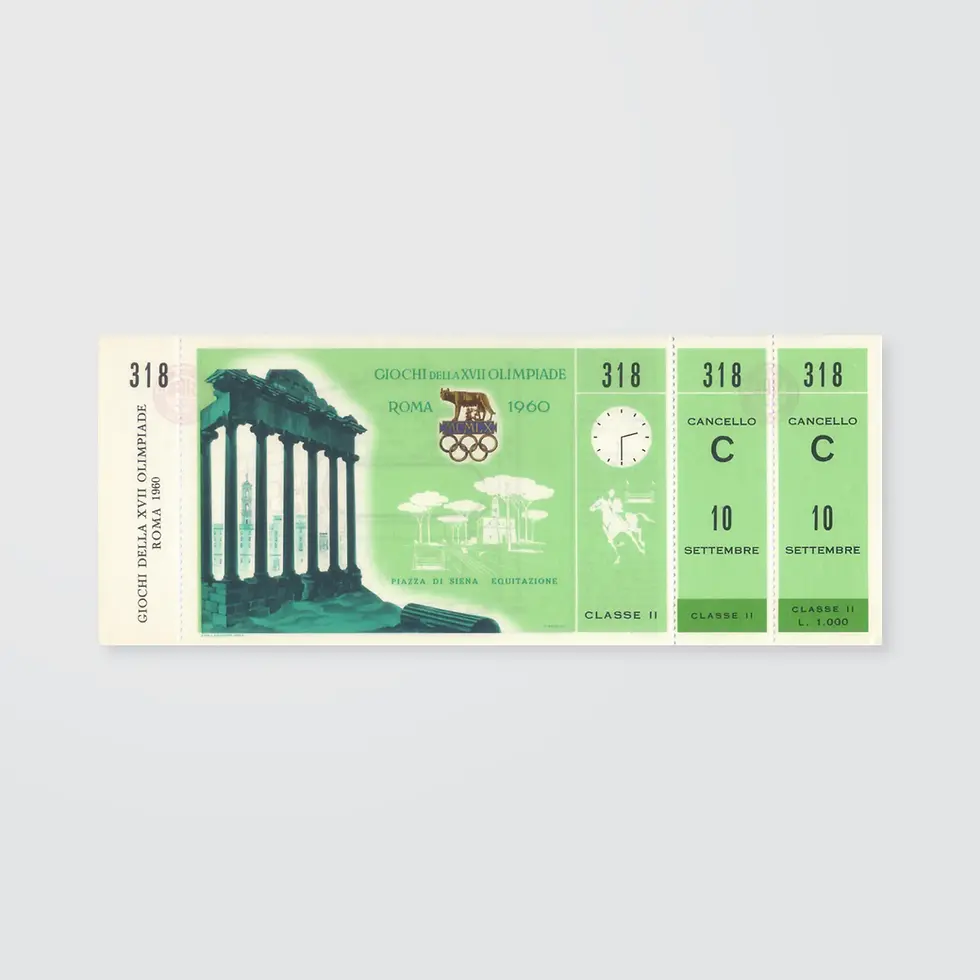 Thumbnail: Rome 1960 Equestrian Ticket(s) - PdS