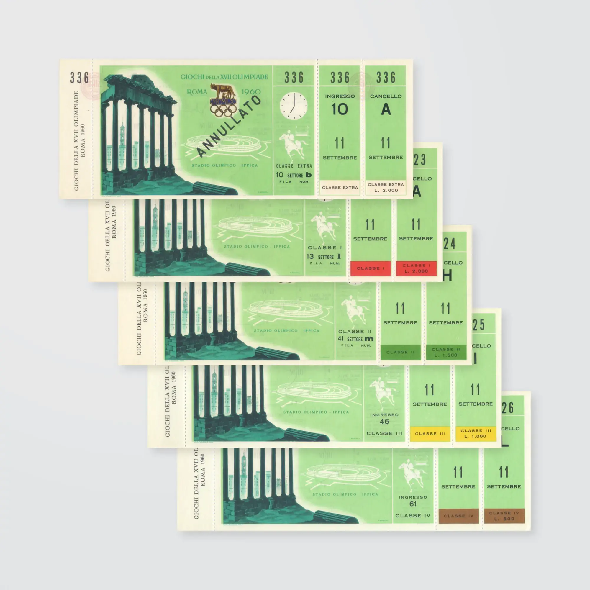 Rome 1960 Equestrian Ticket(s)