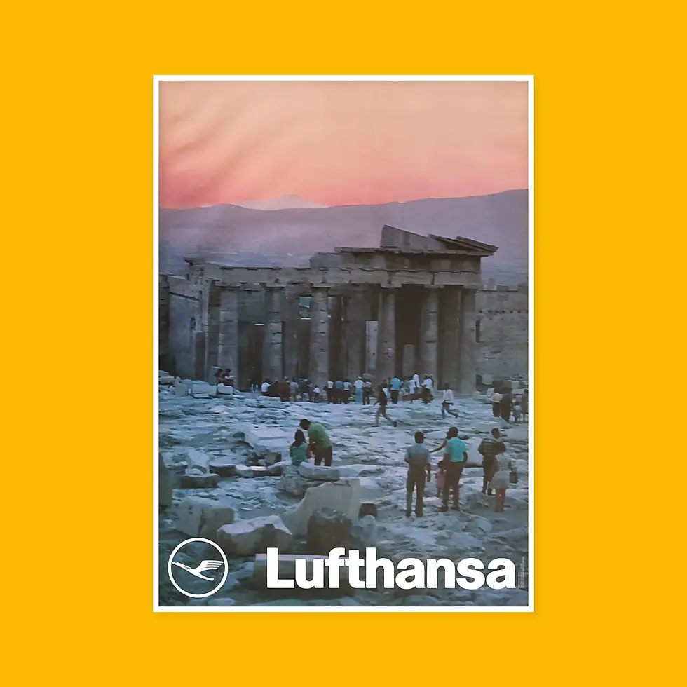 Lufthansa Poster - Athens