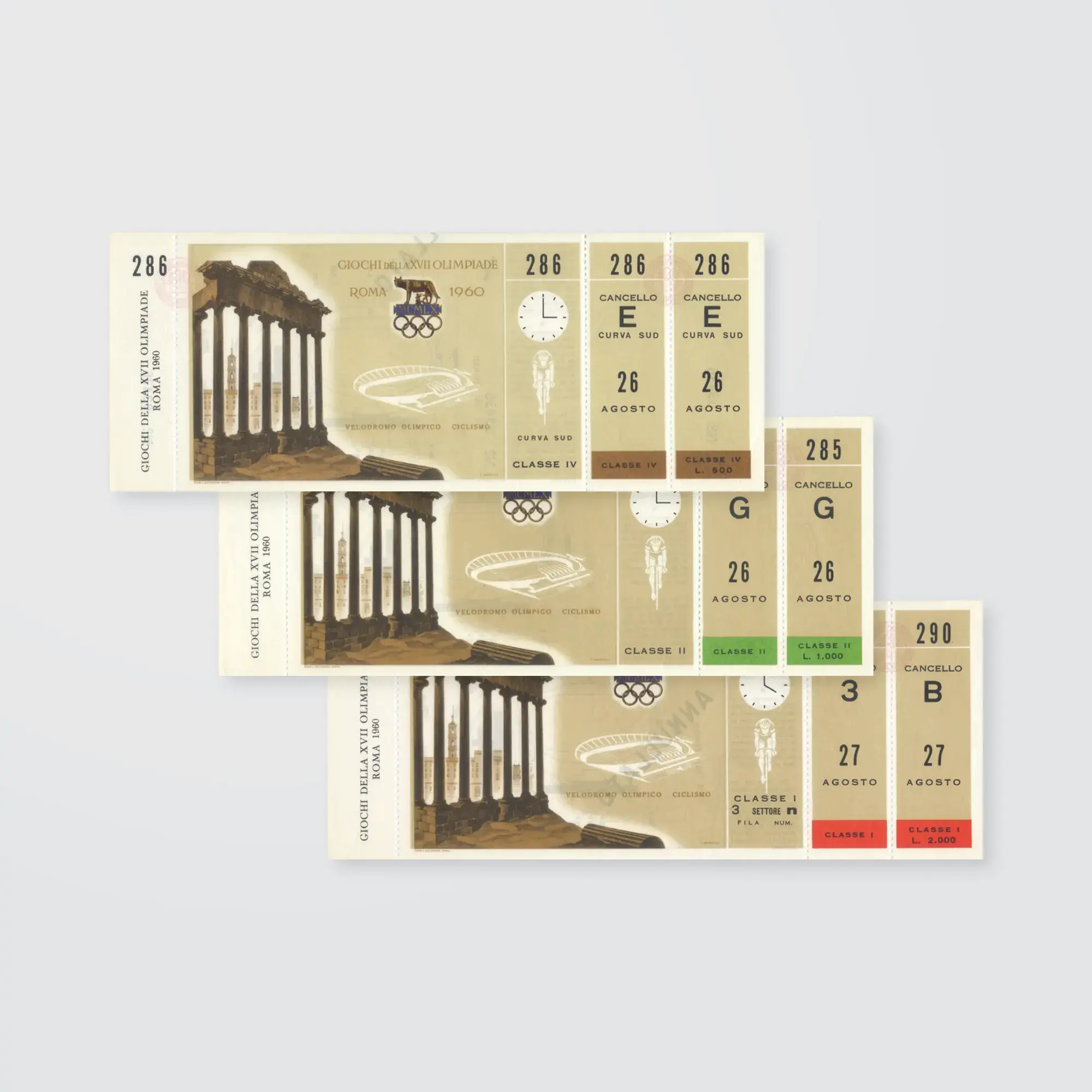 Rome 1960 Cycling Ticket(s) - Track