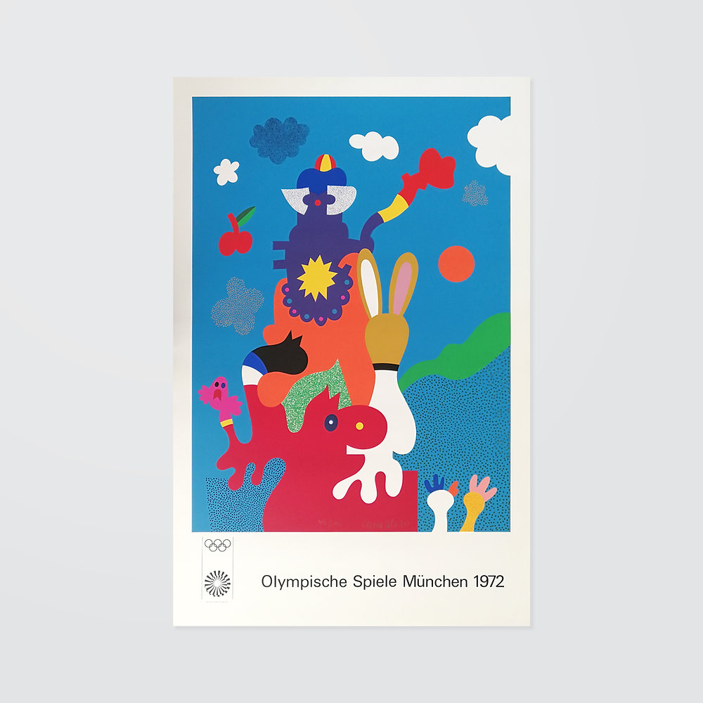 1972 Munich Olympics | Artist Series Poster - Otmar Alt - First
