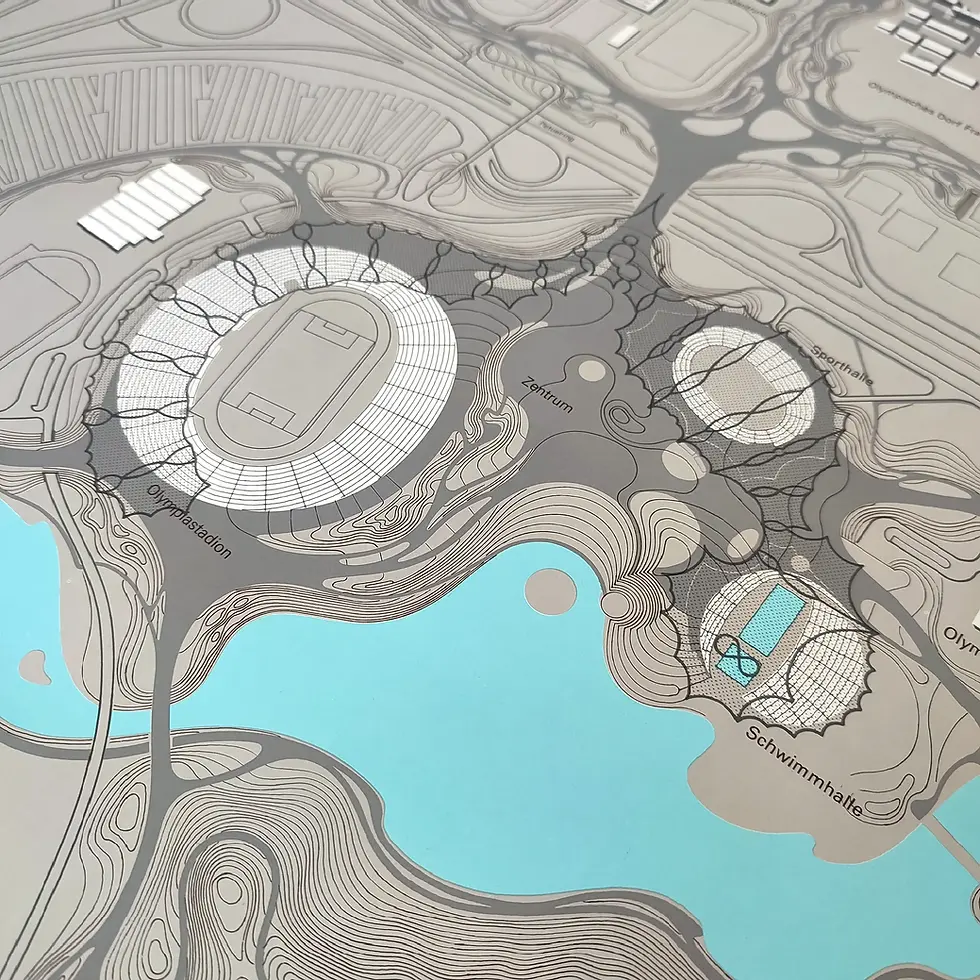 Thumbnail: A0 Olympiapark Map Poster