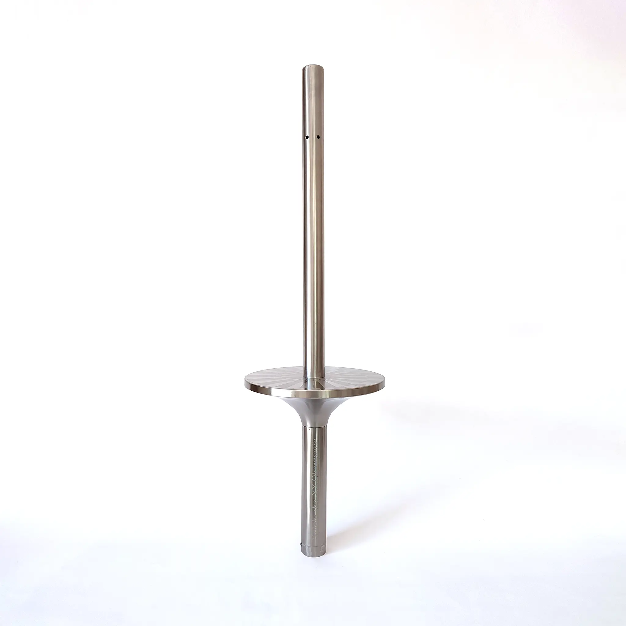 Stainless steel Olympic torch of the 1972 Munich Games.
