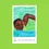 Thumbnail: R.B. Kitaj Art Poster. A slightly abstract black swimmer in a sea of greens and blues.