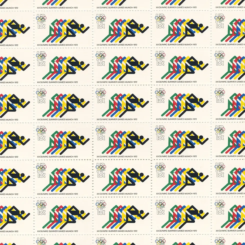 Thumbnail: USA Stamps Sheet - Athletics