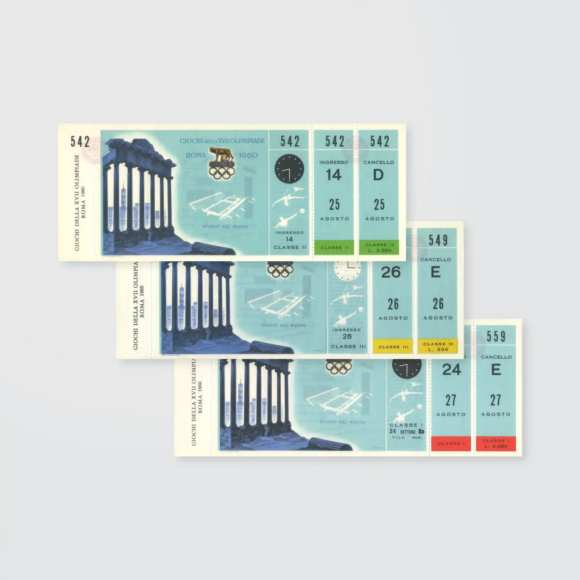 Rome 1960 Diving Ticket(s)