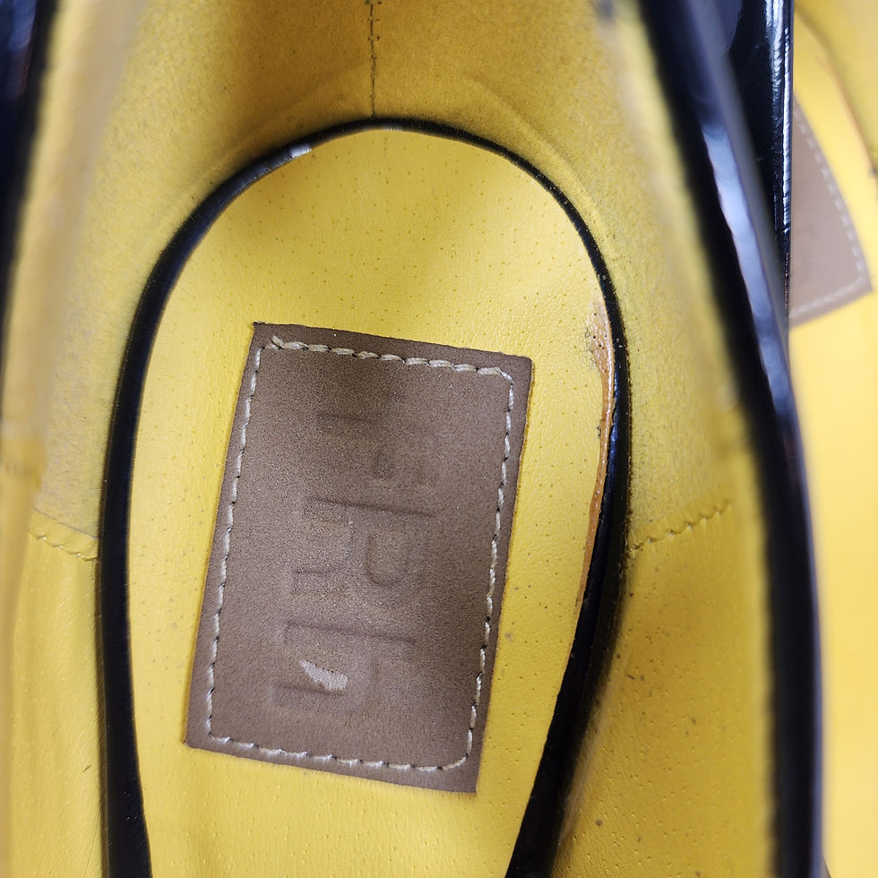 Thumbnail: Gl-fRh Black and Yellow High Heels