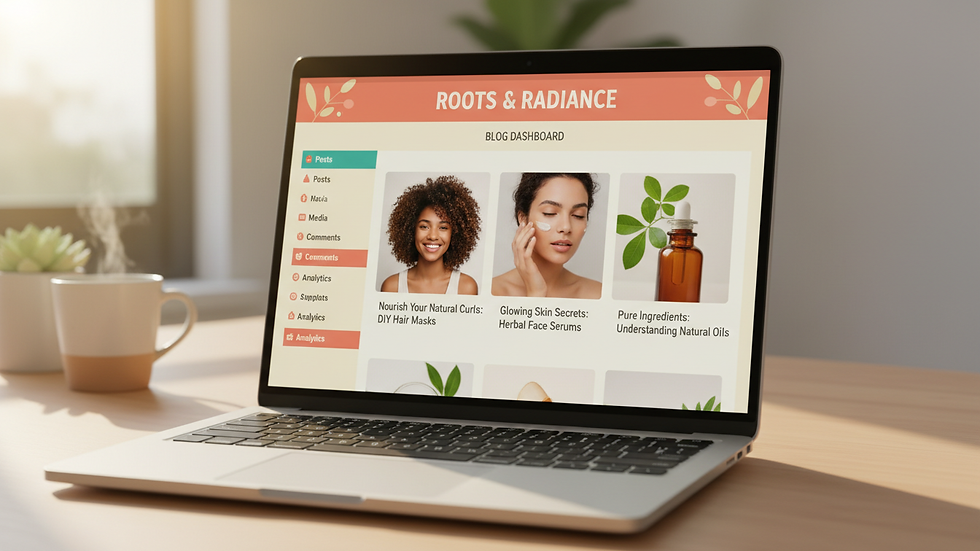 How to Start a Skincare Blog: Your Guide to Natural Hair and Skin Care Success