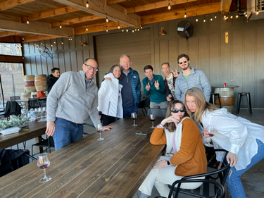 Buckley Vineyard Winery Tour Guests