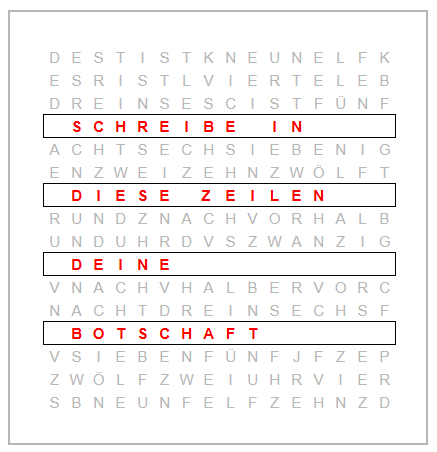 Miniature : Personalisiere deine Uhr mit Text