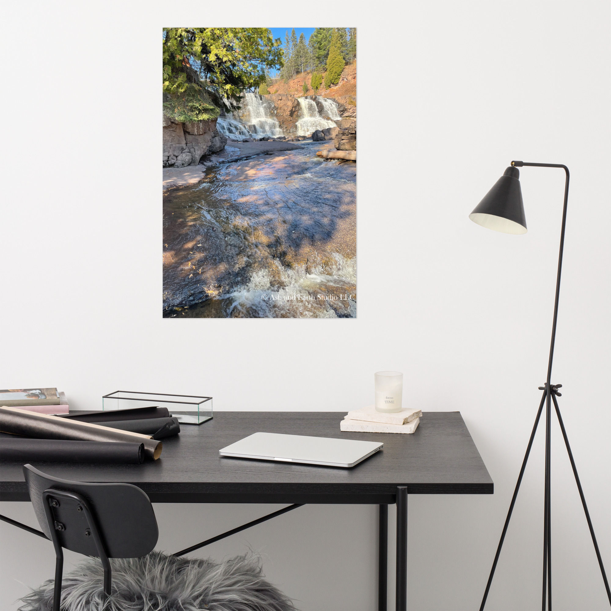 Gooseberry Cascades: North Shore Study - Archival Art Print