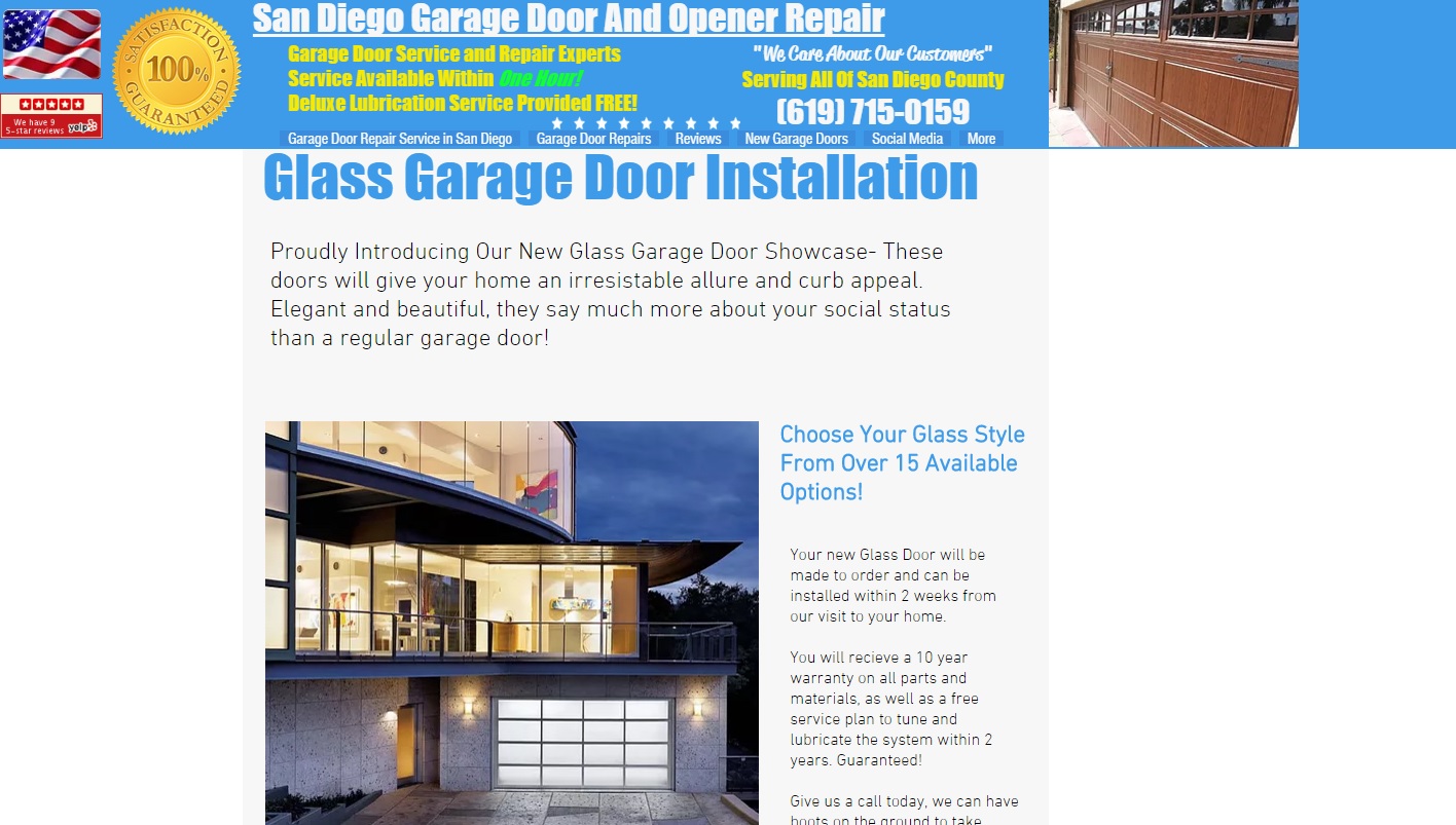 Garage Door Repair Service San Diego
