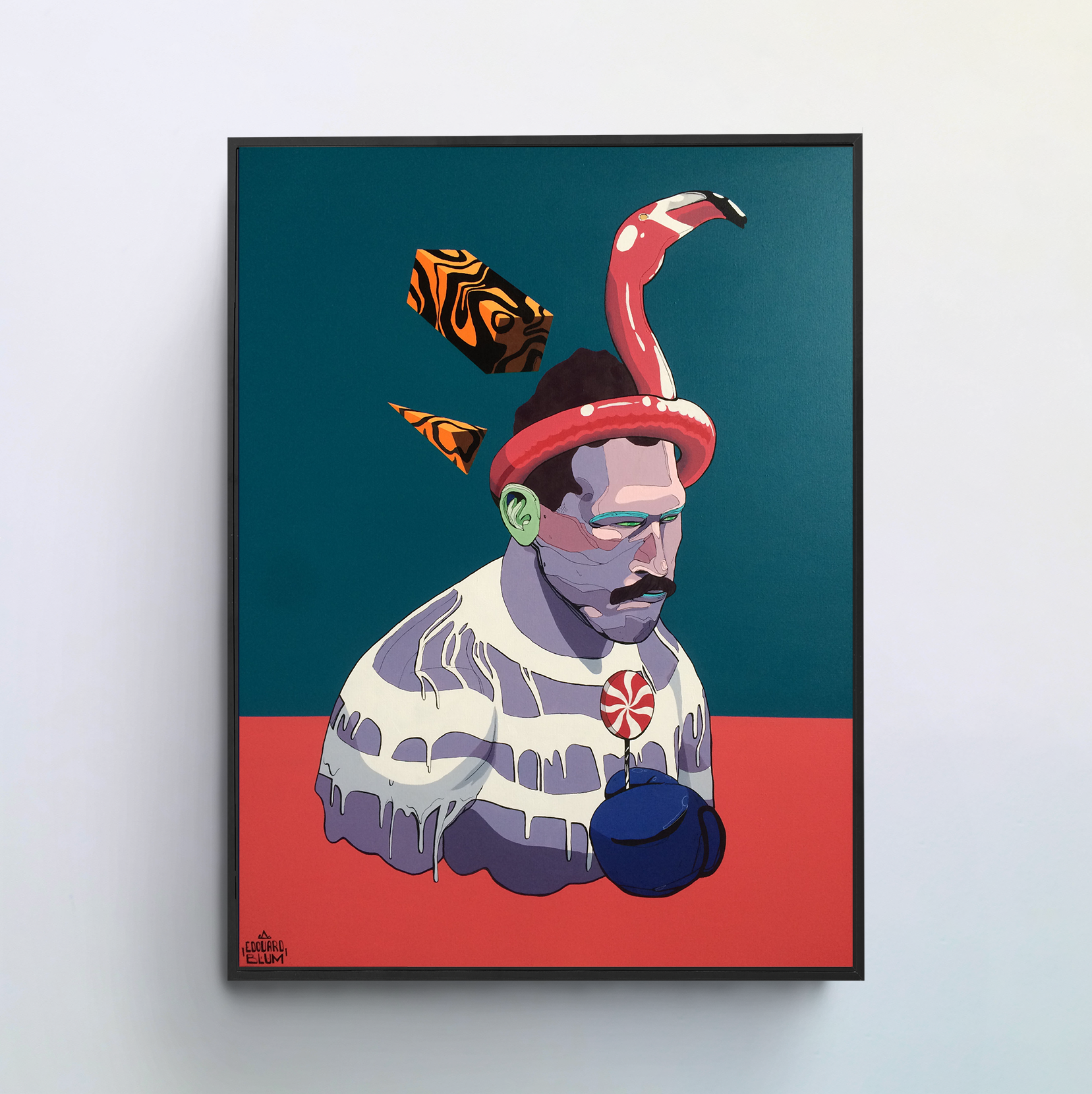 peinture réalisé à l'acryilique sur toile en conton, encadrement caisse américaine, artiste, peinture en atelier, atelier portes ouvertes, exposition en galerie, art3f, salon d'art, peinture originale, travaux originaux,  edouard blum, blum, edouard, edouardblum, mulhouse, strasbourg,