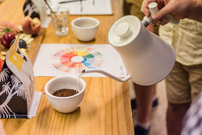 Coffee cupping class at The Coffee Training Co.