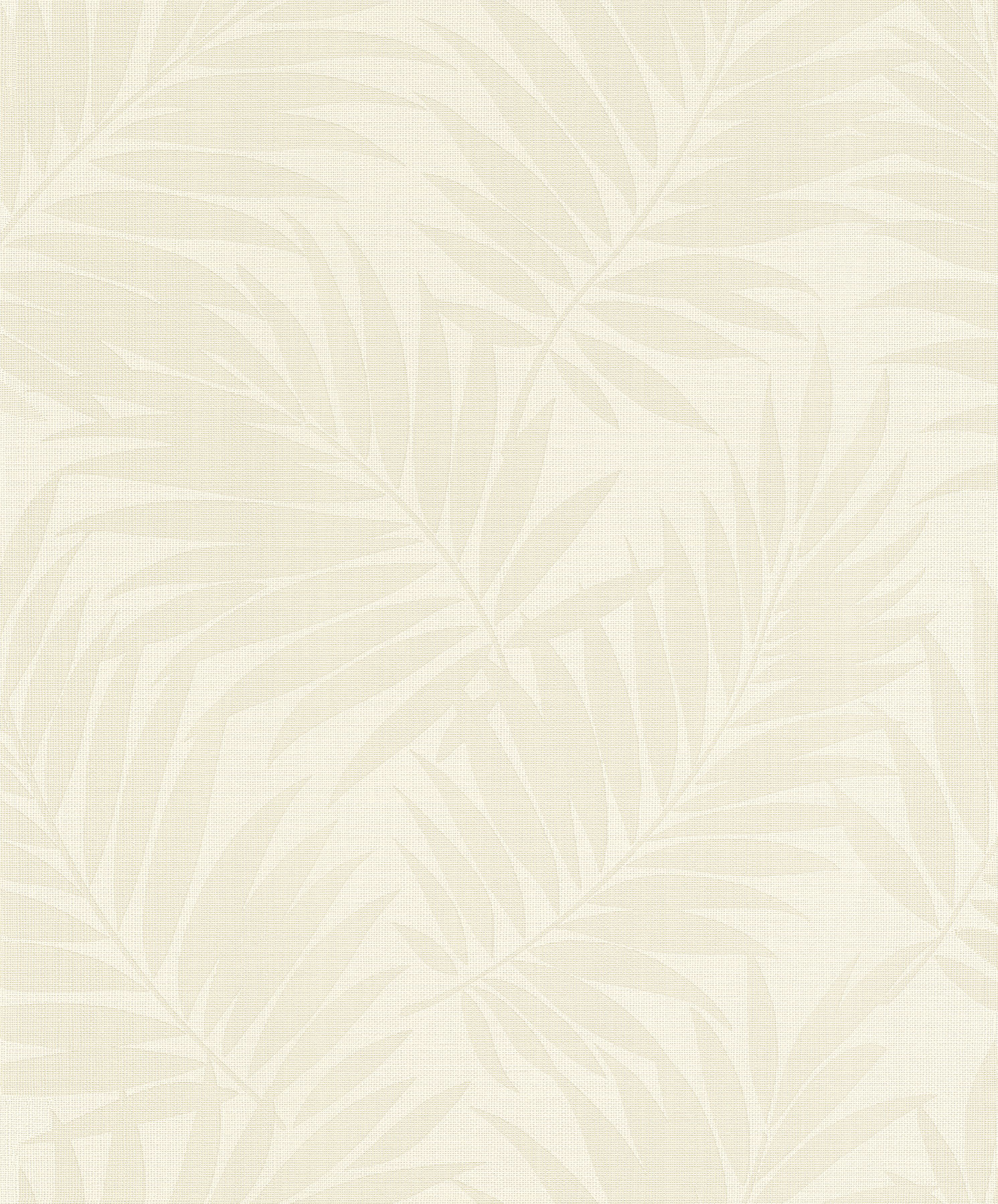Shades of Grey by Advantage - Regan Ivory Palm Fronds Wallpaper