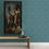 Thumbnail: Architecture - Intrinsic Teal Textured Geometric Wallpaper