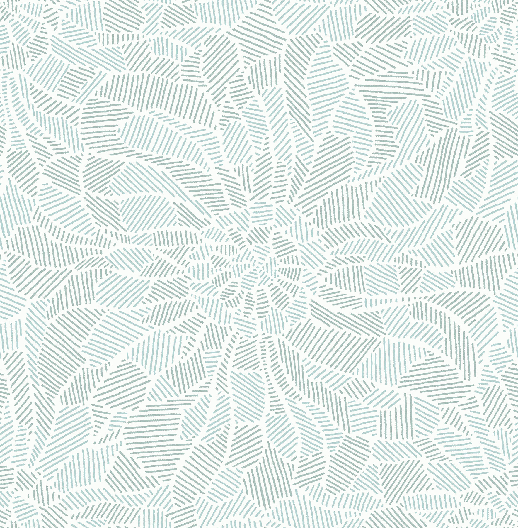 Celadon - Daydream Blue Abstract Floral Wallpaper