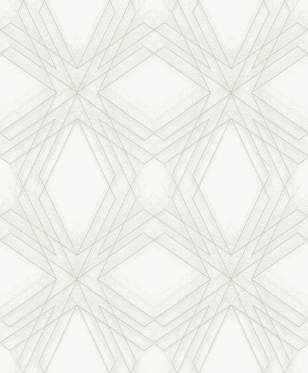 Alchemy - Relativity Off-White Geometric Wallpaper