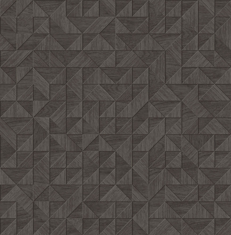 Architecture - Gallerie Black Triangle Geometric Wallpaper