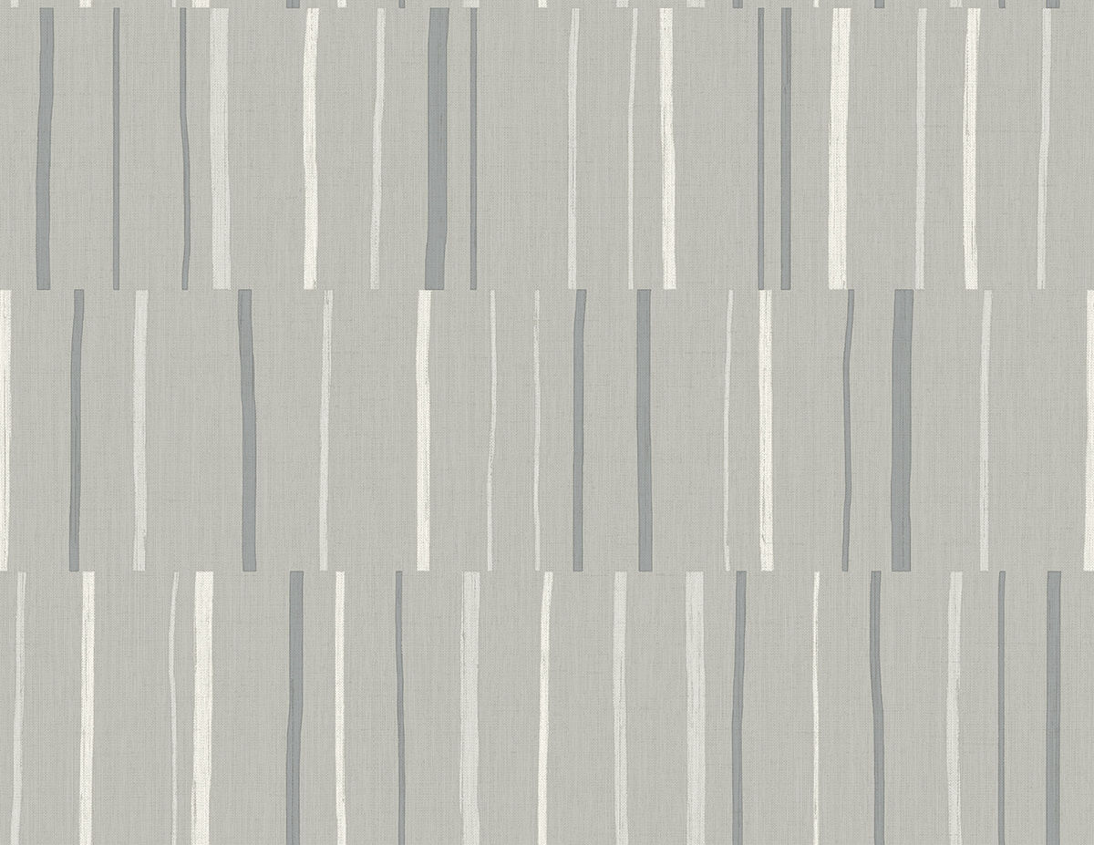 Living With Art - Block Lines Silvers