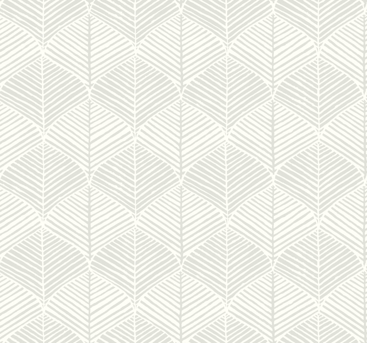 Silhouettes - Palm Thatch White/Gray