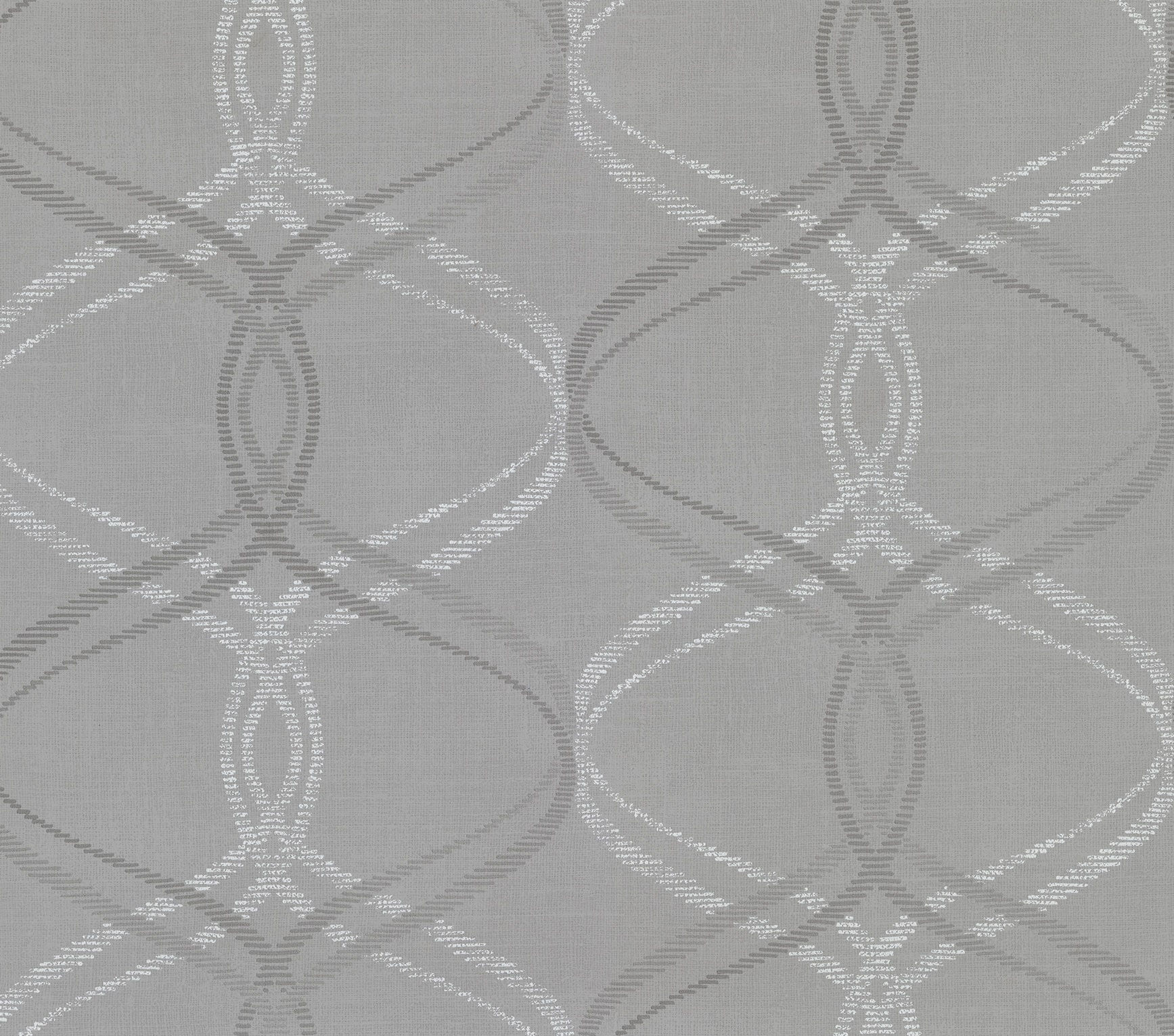 Shades of Grey by Advantage - Fleance Grey Ogee Wallpaper