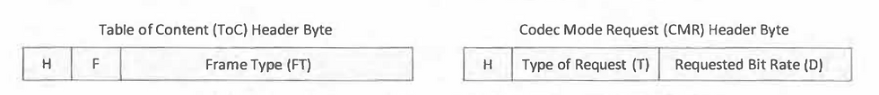 Header-Full Format information which can he added by EVS codec