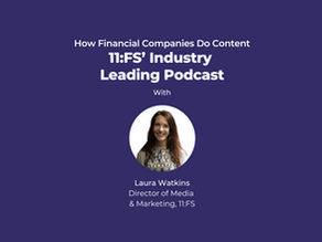 How Financial Companies Do Content: 11:FS’ Industry Leading Podcast
