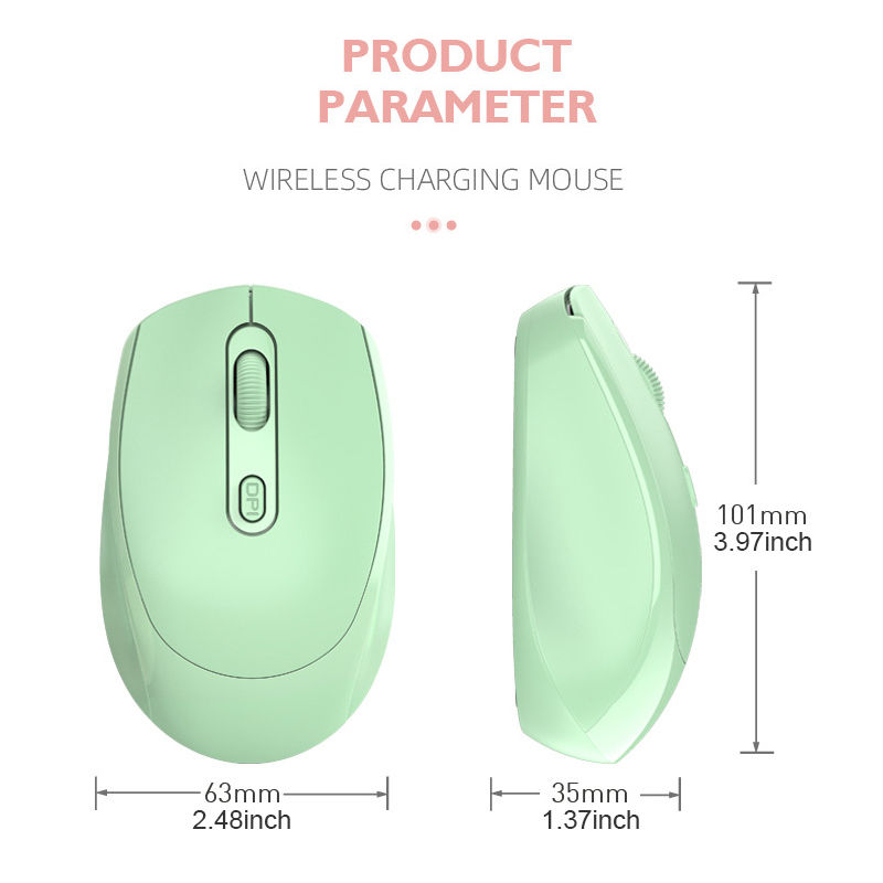 Miniatura: Wireless Mouse, 2.4G Ergonomic Optical Mouse, Computer Mouse for Laptop, PC,Chro