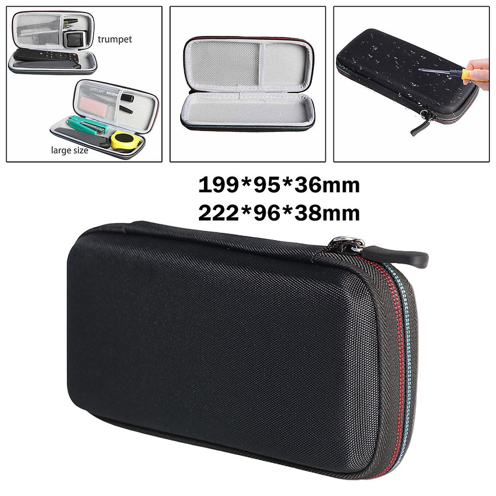Miniatura: Hard Storage Case Multifunctional with Zipper Portable Protection EVA Storage Ba