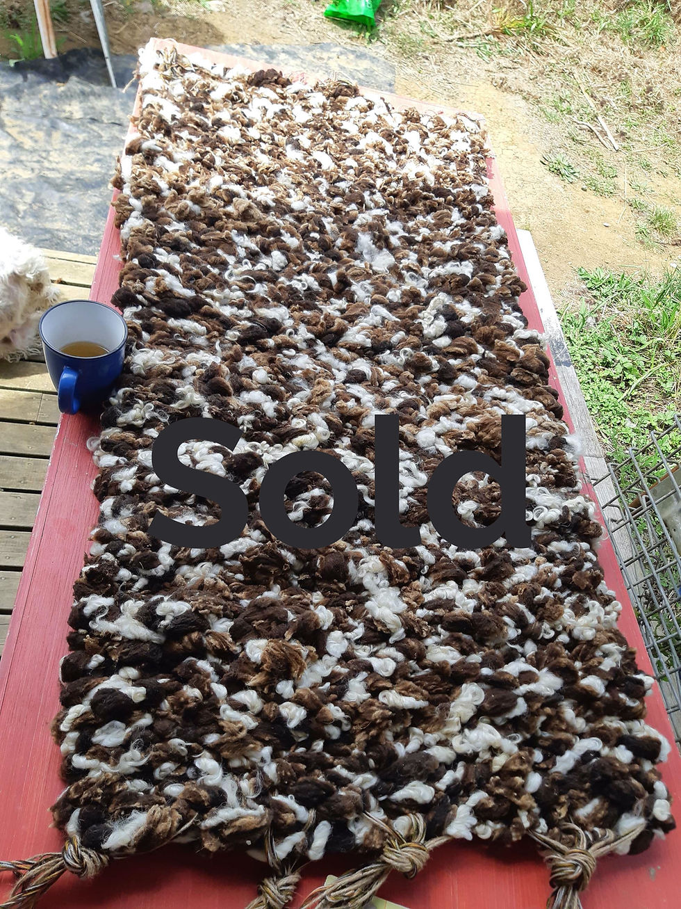 Thumbnail: Wool Hand Made Rugs- In Stock
