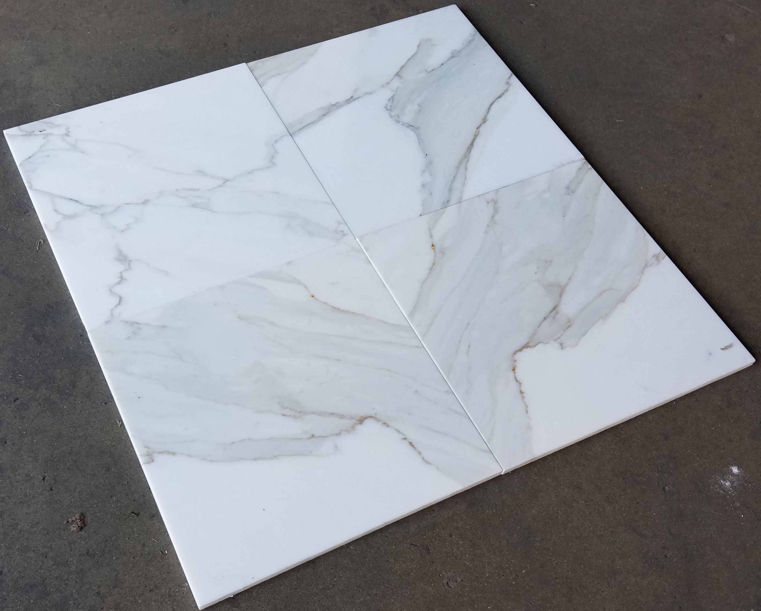 12" x 12" CALACATTA GOLD